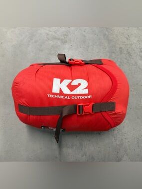 K2 Technical Outdoor X-Gravity2 Duck Down Sleeping Bag Red